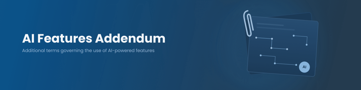 AI Features Addendum Banner Image